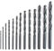 SNZ Lot de 13 Forets, Meche Metal, Forets Hélicoïdaux (Spécification : Ø 1,5/2/2,5/3/3,2/3,5/4/4,5/4,8/5/5,5/6/6,5 mm) Convient pour La Fonte, Le Fer Fin, L'aluminium, Le Bois, Le Plastique, Etc
