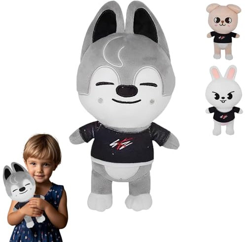 YANXINKE Skzoo Plüschfigur, Plüschtier Cartoon Plüschtier Spielzeug, Kinder Plüsch Spielzeug, Plush Kuscheltier, Süßes Cartoon Plüschtier, für Kinder Erwachsene Jungen Mädchen (C)