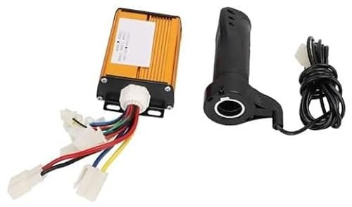 DEMULAX Elektrofahrrad-Controller 36 V 1000 W Motordrehzahlregler mit guter Wärmeableitung und Gasgriff-Kit for alle Gleichstrommotoren Scooter-Steuergerät
