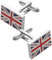 Ipetboom 1paar Manschettenknöpfe Mit Britischer Flagge Robustem Messing Für Für Hochzeiten Und Festliche Anlässe Langlebige Und Stilvolle Accessoires