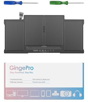 GingePro Replacement Battery for MacBook Air A1466, 13-Inch, 2012-2017