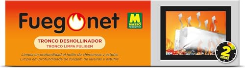 Tronco Deshollinador para Chimeneas y Estufas Listo para su Uso - Listo en 2 Horas | Limpieza Profunda de Hollín, Alquitrán y Resinas | Mejora Rendimiento y Reduce Riesgo de Incendios | Nexum Market