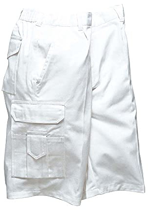 PORTWEST S791 - Maler-Short, 1 Stück, M, Weiss, S791WHRM