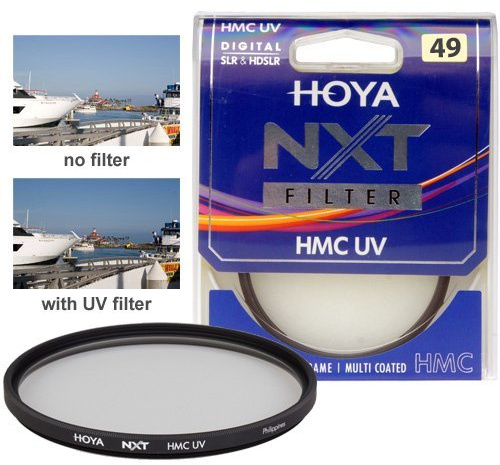 49mm Hoya HMC NXT UV-Filter – Aluminiumrahmen mit niedrigem Profil