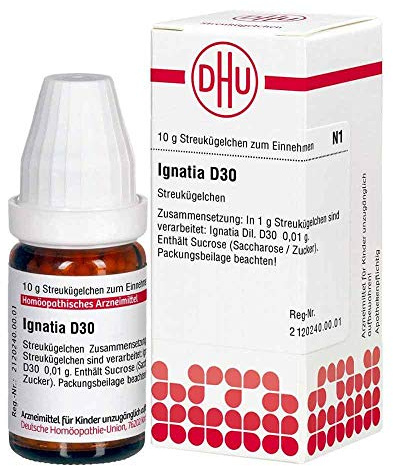 DHU Ignatia D30 Streukügelchen, 10 g Globuli