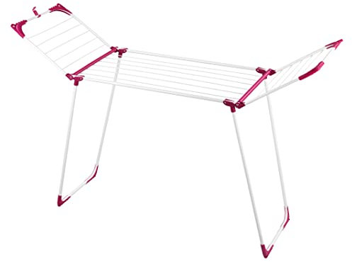 WENKO Wäschetrockner Summer Dry 20 m flach zusammenklappbar Weiß