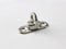 10 x Drehverschluss f. Ovalösen 17 x 11 mm Messing Nickel rostfrei Plane