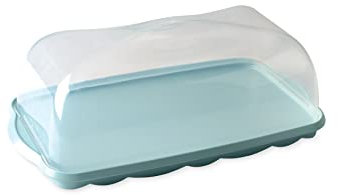 Nordic Ware 50050 Loaf Keeper BPA-Free Cake Carrier with Secure Closure Baking Accessories to Store & Carry Fresh Loaves, Plastic, Sea Glass