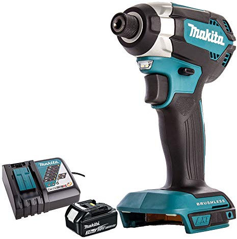 Makita DTD153Z 18V Cordless Brushed Impact Driver with 1 x 3.0Ah BL1830 Battery & DC18RC Charger