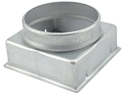 punta para rejilla 18 x 18 diámetro 140 mm Empalme Adaptador para boquilla Chimenea