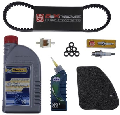 2EXTREME Inspektionsset groß kompatibel mit Peugeot Buxy, Elyseo, Elystar, Looxor, Speedake, Speedfight 1, 2 50cc