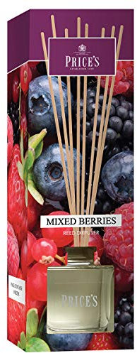 Price's - Mixed Berries Reed Diffuser - 100ml - Sweet, Fresh, Quality Fragrance - Long Lasting Scent