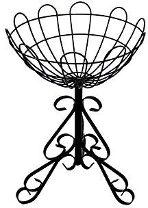 Garden Pride Patio Planter Basket Stand - Made of plastic coated solid steel - Handmade in the UK (14 Basket Stand)