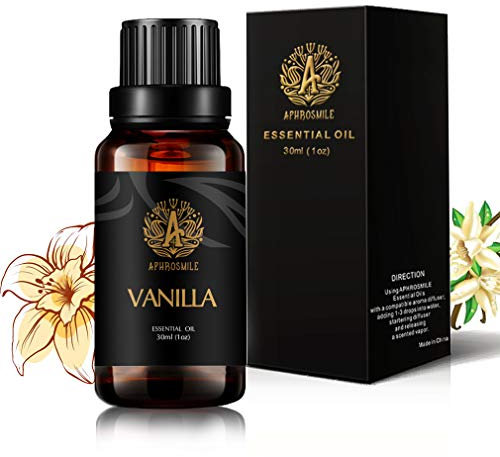 100% reines Vanille ätherisches Öl für Diffusor, 1oz Therapeutisches Vanille ätherisches Öl für Luftbefeuchter, 30ml Aromatherapie Vanille ätherisches Öl für zu Hause, Massage