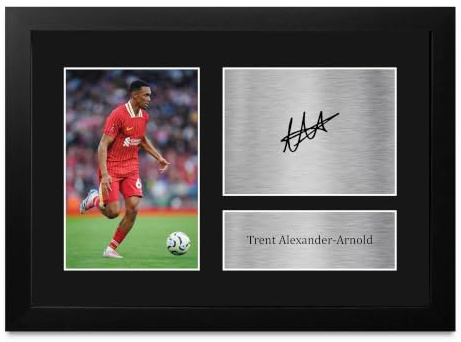 HWC Trading FR Trent Alexander-Arnold Liverpool Geschenke gedruckt Autogramm Bild für Fans und Unterstützer - A4 Eingerahmt