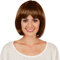 dressforfun Bob Perücke | Toller Haarschnitt mit Pony | Mit vielen Kostümen kombinierbar - diverse Farben (Braun | Nr. 303647)