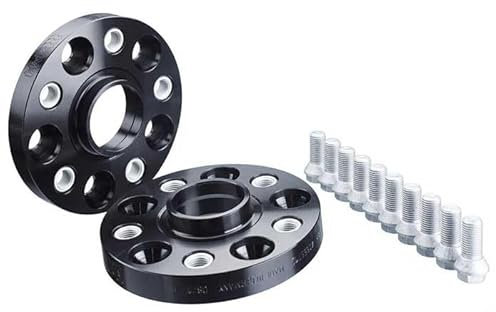 H&R DRA-System Spürverbreiterungsatz 50mm pro Achse - Lochkreis 5x114,3 - Mittenzentrierung 66,0mm - System M12x1,5 - kompatibel mit Renault/Dacia/Mercedes - Schwarz