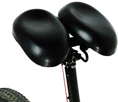 KUAQI Fahrradsattel Gel Fahrrad Sattel Hohl Fahrradsitz MTB Rennrad Gefedert Tourensattel Doppelte nasenlose verstellbare Fahrradsättel Gepolsterter Multifunktions-Easyseat