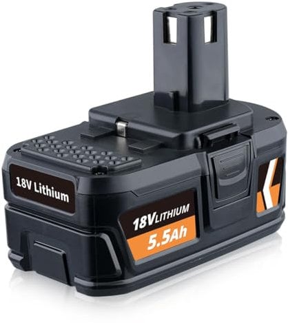 P108 5.5Ah Replacement for Ryobi 18V Batteries Lthium ion RB18L40 RB18L25 RB18L15 RB18L50 P107 P122 P104 P105 P102 P103