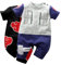 IURNXB Paquete 2 Mamelucos para Bebés Niños Lindo Recién Nacido Algodón Mono Infantil Ropa de Cosplay Dibujos Animados (0-3 meses, Black/Gray)