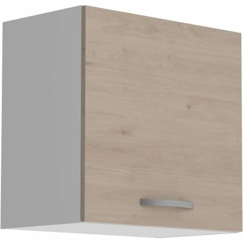 Oslo Oberschrank 1 Tür - Dekor Chene Jackson - L 60 x D 36 x H 58 cm