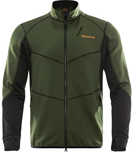 Härkila Scandinavian Fleecejacke, Duffel Green/Black, Gr. L