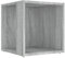 vidaXL Beistelltisch Couchtisch Wohnzimmertisch Kaffeetisch Sofatisch Teetisch Tisch Wohnzimmer Grau Sonoma 33x33x34,5cm Holzwerkstoff