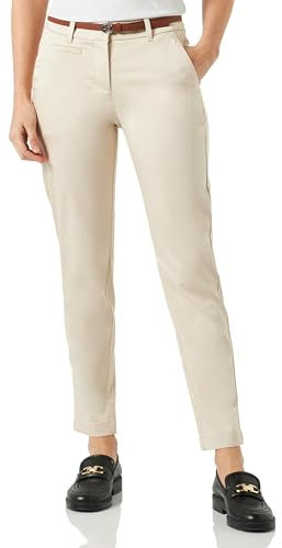 Comma Chino-Hose mit Gürtel