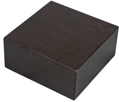 Peanas madera altas. Grosor 6.5 cms. Madera maciza. Cantos rectos. Acabado Nogal oscuro mate. Varias medidas… (14 * 14 * 6.5)