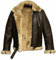 RAF Aviator B3 Bomberjacke für Herren aus Lammfell, Braun, L