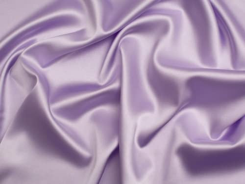 Minerva Stretch-Satin-Stoff, gewebt, Lila, pro Yard