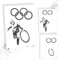 LaserCad Schablonen BANKSY Streetart (B032, Olympic Rings Thief, DIN A2) Stencil für Graffiti, Airbrush, Kunst, Deko, zum Malen