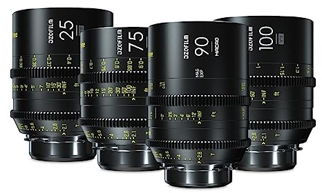 Vespid Prime 4-Lens Kit (25/75/100 T2.1 + Macro 90 T2.8) Metric