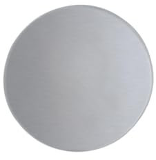 Roseta adhesiva redonda de acero inoxidable, 0,55 cm de diámetro, solo 0,25 mm de grosor. Autoadhesivo con VHB 3M. Perfecto para puertas, ideal para aficionados al bricolaje y profesionales. Roseta