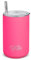 frank green Reusable Iced Coffee Cup with Straw, 3-in-1 Insulated Drink Holder with Double Wall Vacuum, Ceramic Lined Tumbler with Straw and Lid - Neon Pink 15oz/425ml