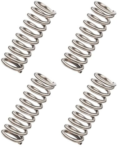 GUNGY Druckfeder Edelstahl Feder Druckfedern 45mm Drahtdurchmesser 2,2mm Außendurchmesser 16mm Länge 45mm Spannfeder Federkraft 13,7kg 4 Stück