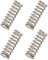 GUNGY Druckfeder Edelstahl Feder Druckfedern 45mm Drahtdurchmesser 2,2mm Außendurchmesser 16mm Länge 45mm Spannfeder Federkraft 13,7kg 4 Stück