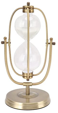 Sablier En Métal Et Verre Exquis Forgé à la Main, Horloge De Sable, Minuterie En Verre De Sable Fabriquée à la Main, Ornement De Sablier Vintage Pour la Maison(60)
