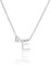 HSWYFCJY Halskette Damen Silber Herz Kette mit Buchstabe E 316L Edelstahl Initialen Anhänger Verstellbar Namenskette 45+5cm Personalisierte Schmuck Geschenke für Frauen Mädchen