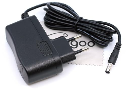 Ladegerät passend für Gorenje SVC252GFA SVC252GFR (Ersetzt HVC6464A JOD-S-320045GS 809852 900982) Ladekabel Akku-Staubsauger mit mungoo Displayputztuch