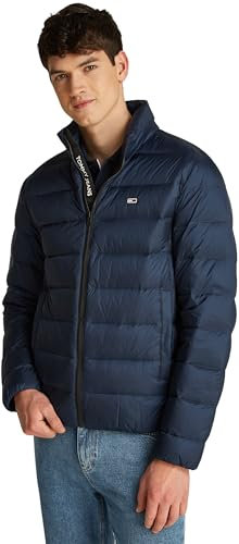 Tommy Jeans Tjm Lt Down Jacket Ext Dm0Dm20658, Giacca Imbottita, Uomo, Blu (Dark Night Navy), L