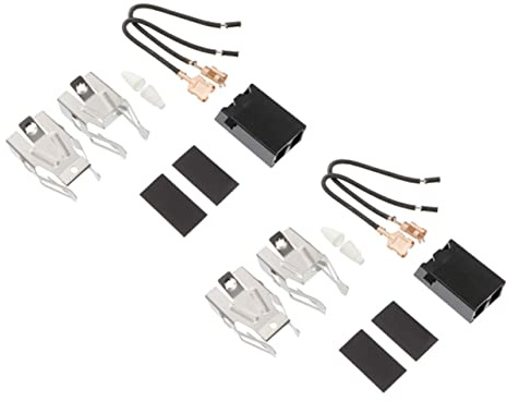 KONTONTY Kit De Receptáculos Para Horno Eléctrico, Enchufe Para Quemador De Estufa, Bloque De Terminales, 2 Juegos, Compatible Para Reparación y Reemplazo, Uso Duradero Cocina Doméstica