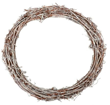 IMIKEYA 3 STK Weihnachtlicher Weinkreis Natürlicher Weinrebenkranz Kränze Vor Der Haustür Rattankränze Selber Basteln Kranzbasis Selber Machen Weihnachtskranz Rattan-Kreis Dark Grey