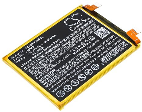 TECHTEK Batteria 3900mAh compatibile con [Motorola] EDGE 30 NEO, XT2245 sostituisce NP40, SB18D50729, SB18D50730