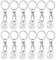BORISCA 12 Pcs Extracteur de Caddie, Porte-Clés avec Jeton de Chariot avec Boîte de Rangement Jeton de Caddie Universel Jeton Caddie Porte Clé pour Chariot de Courses