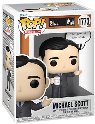Funko POP! Sayings: The Office - Michael Scott That's What She Said | Offizielles Comedy Merch - Vinyl Sammelfigur als Regal Deko - Geschenkidee zum Geburtstag für Fans und Sammler