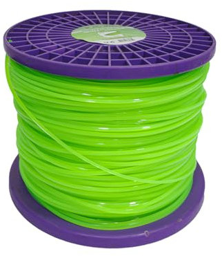 Kawapower Hilo de nylon para desbrozadoras quadrado 4mm 10 kg