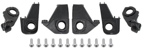 Scheinwerfer Reparatursatz Halter Frontscheinwerfer Halterung Scheinwerferhalterung Scheinwerferhalter Hauptscheinwerfer Clips Ösen mit Schrauben vorne links und rechts für Golf 6 Golf VI Variant