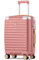 Joyway Koffer Trolley Reisekoffer von PP Hartschalen Trolley mit 360° Doppelrollen und TSA Schloss für Reise, Business & Kurztrips Roségold