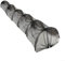 Tunnel de plantation agricole 300 x 45 x 45 cm en plastique noir avec filet pour jardin potager protection contre le gel serre Sans support
